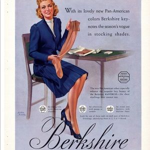 SOLD -3 pairs Vintage Berkshire Nylon Stockings M